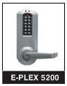 Key Pad & Proximity Card Reader Locks, E-Plex 5200