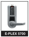 Key Pad & Proximity Card Reader Locks, E-Plex 5700